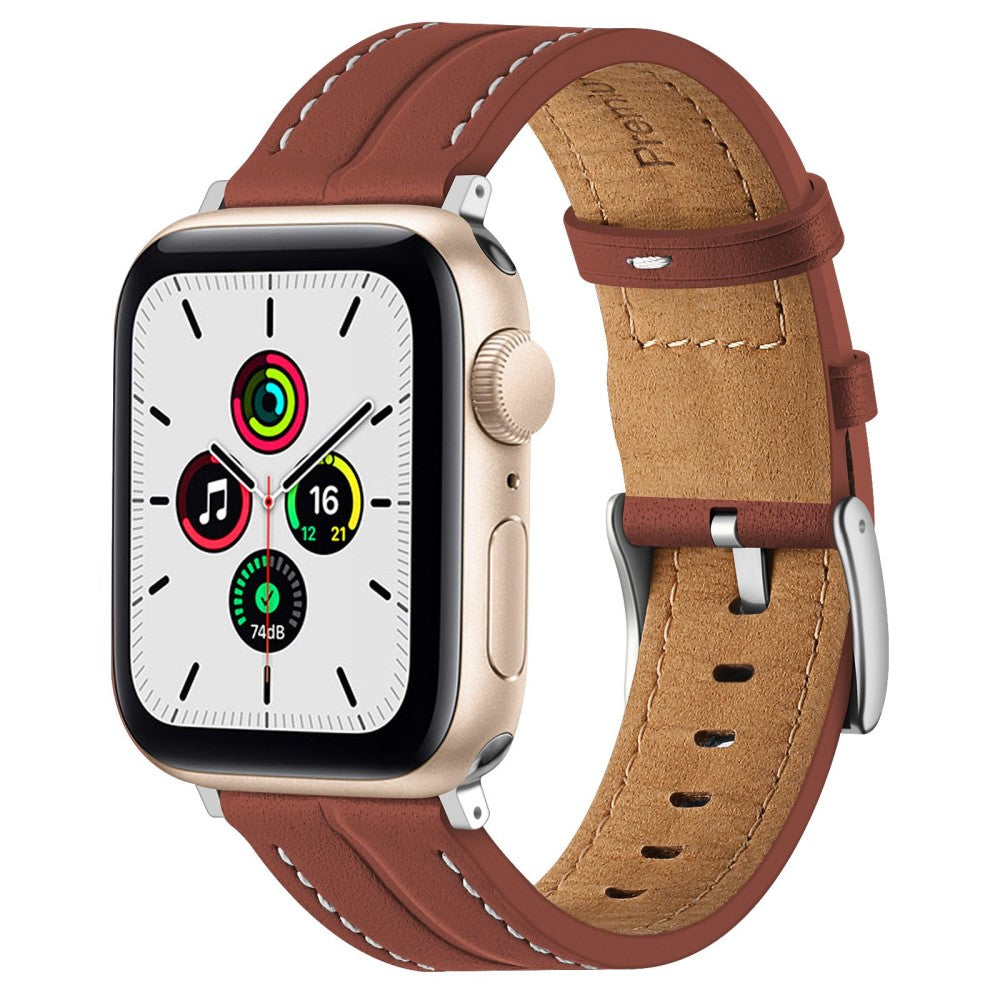 Stilren Universal Apple Ægte læder Rem - Brun#serie_9