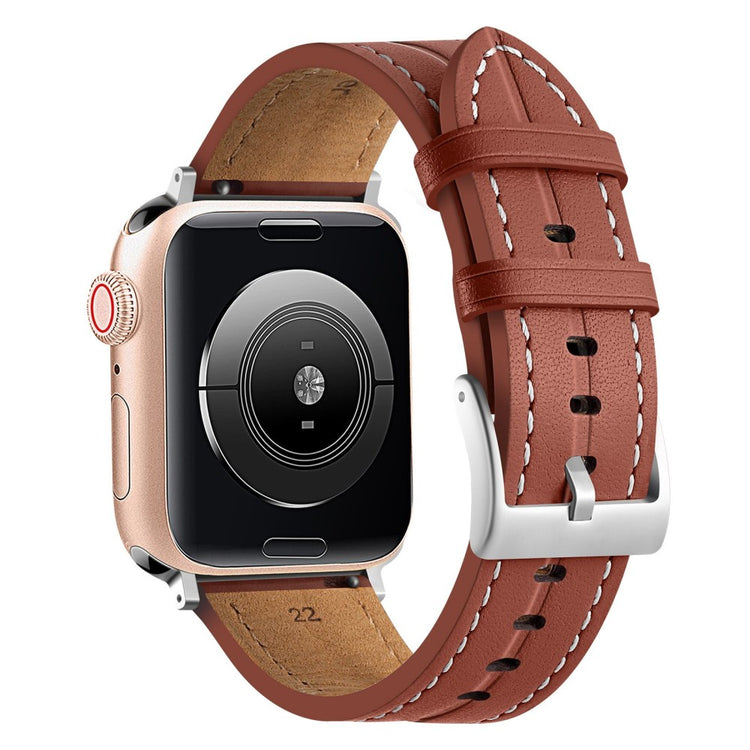 Stilren Universal Apple Ægte læder Rem - Brun#serie_9
