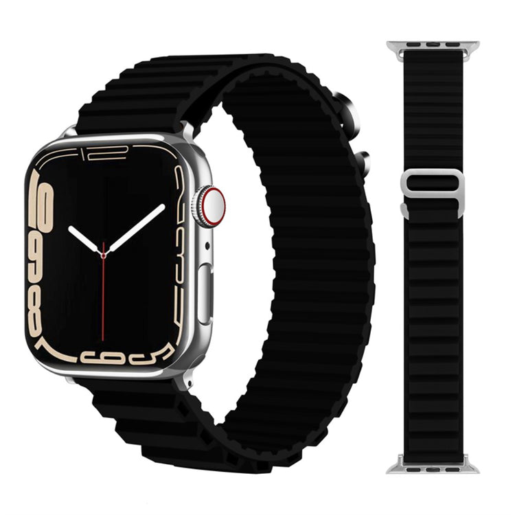 Super fint Universal Apple Silikone Rem - Sort#serie_3