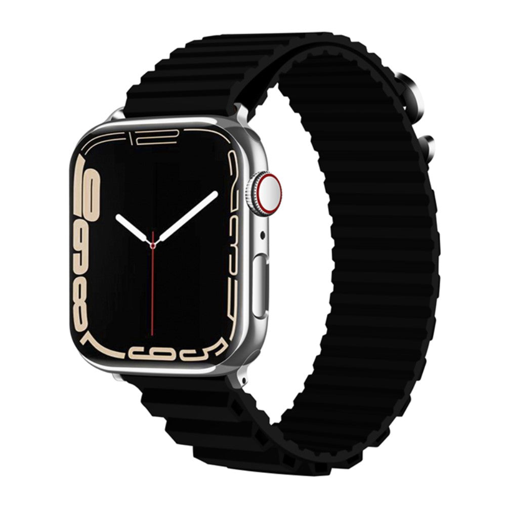 Super fint Universal Apple Silikone Rem - Sort#serie_3