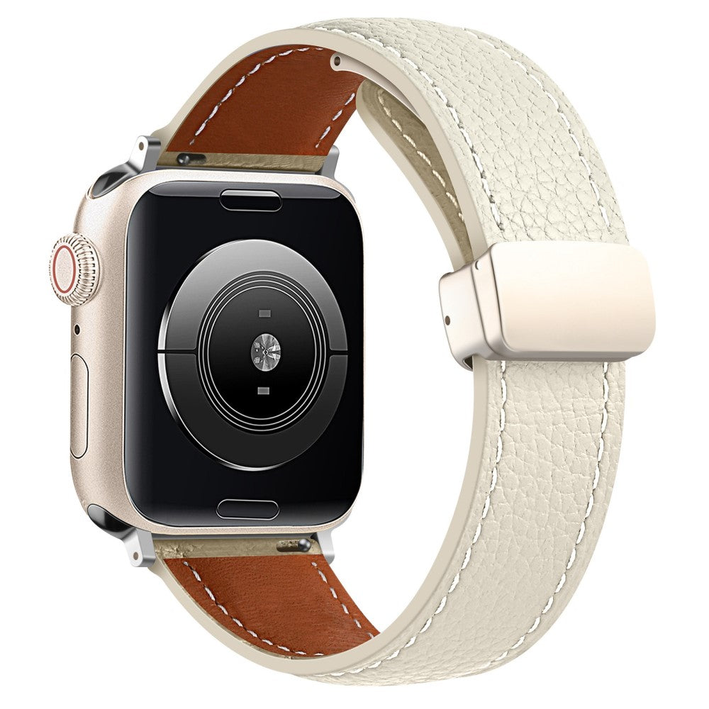Meget fantastisk Universal Apple Ægte læder Rem - Brun#serie_6