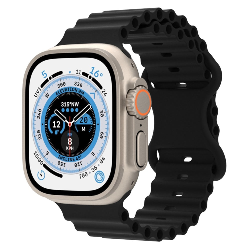 Mega holdbart Universal Apple Silikone Rem - Sort#serie_5