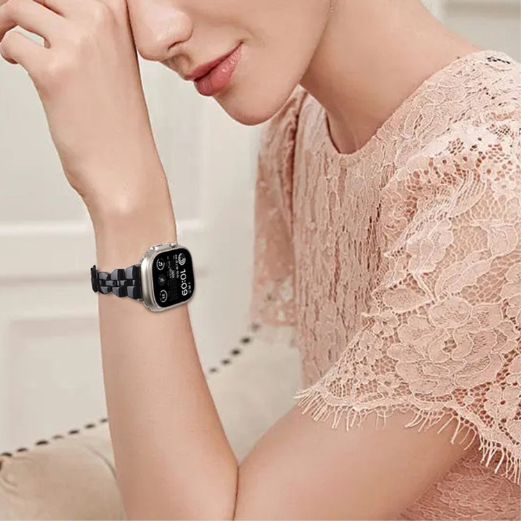 Meget kønt Universal Apple Plastik Rem - Sort#serie_4