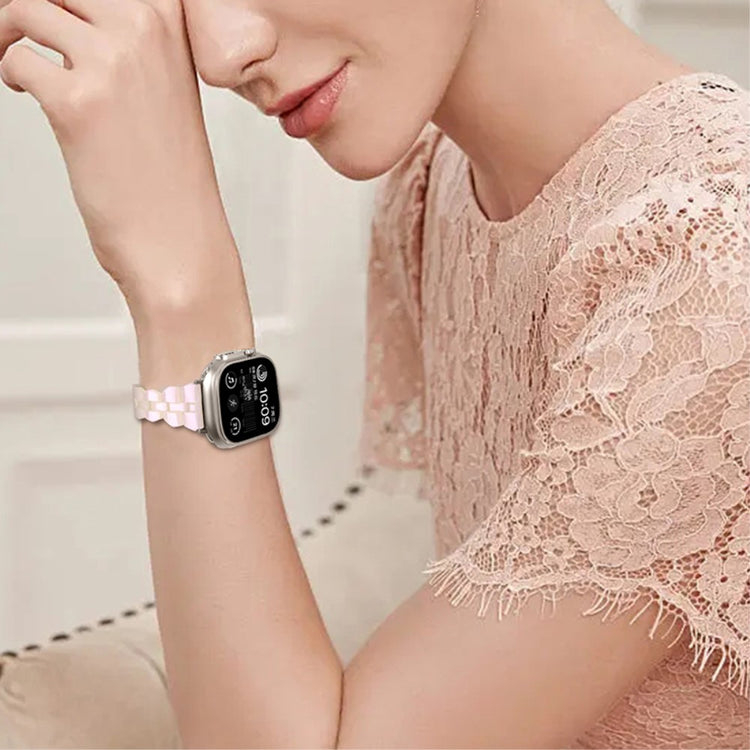 Meget kønt Universal Apple Plastik Rem - Pink#serie_6