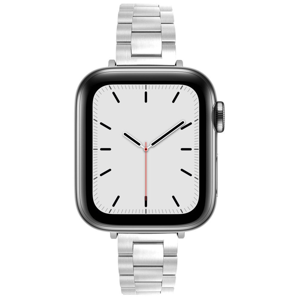 Rigtigt skøn Universal Apple Metal Rem - Sølv#serie_4