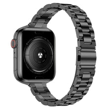 Super kønt Universal Apple Metal Rem - Sort#serie_1