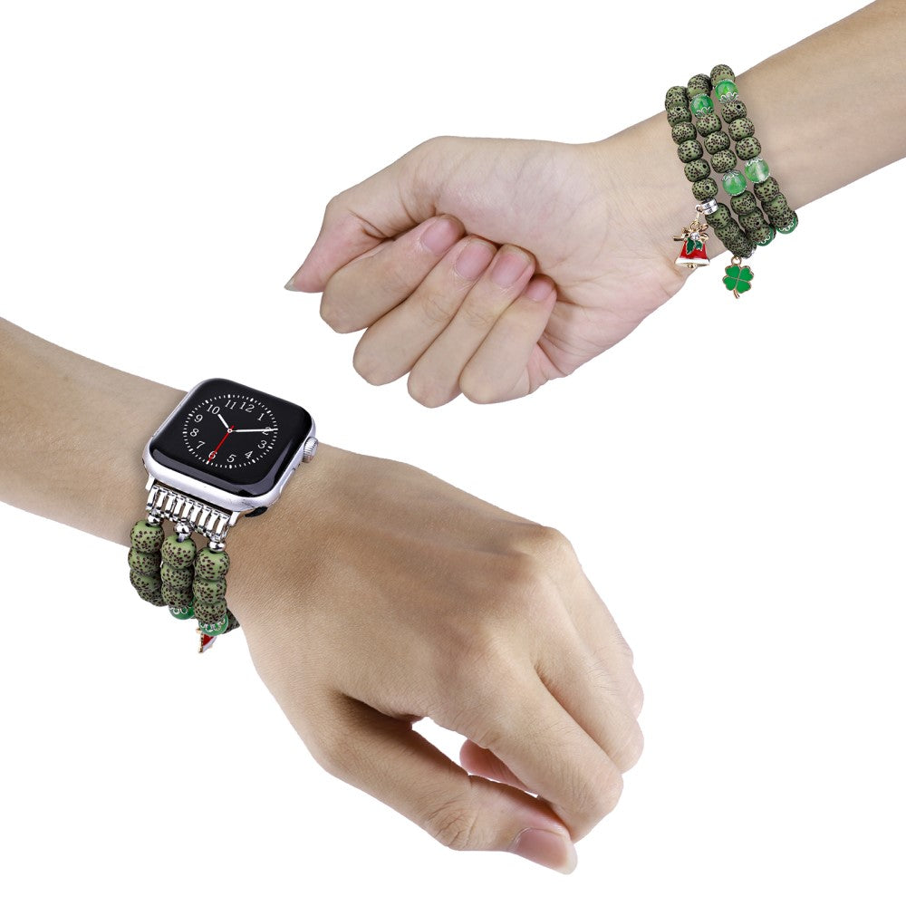 Super nydelig Universal Apple Plastik Rem - Grøn#serie_1