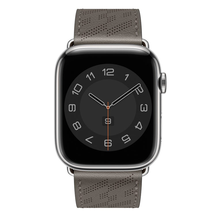 Rigtigt elegant Universal Apple Ægte læder Rem - Sølv#serie_1