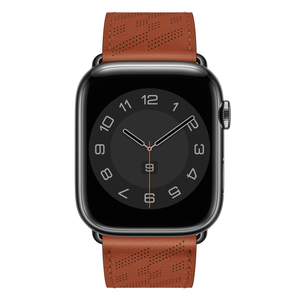 Rigtigt elegant Universal Apple Ægte læder Rem - Rød#serie_3
