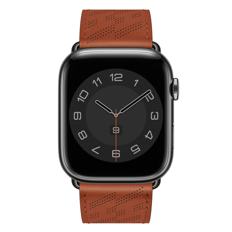 Rigtigt elegant Universal Apple Ægte læder Rem - Rød#serie_3