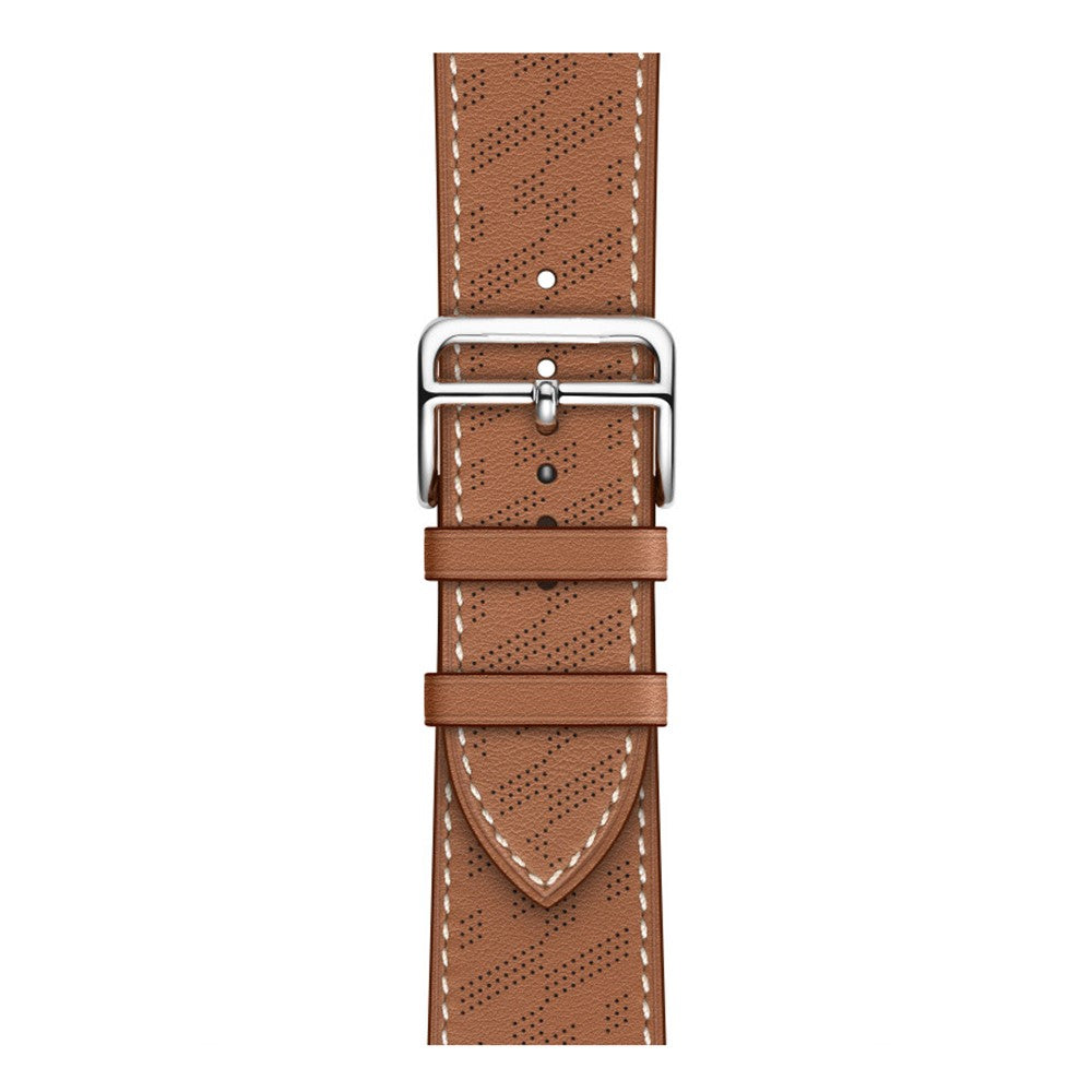 Rigtigt elegant Universal Apple Ægte læder Rem - Brun#serie_4