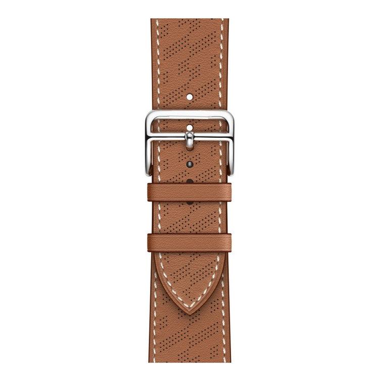 Rigtigt elegant Universal Apple Ægte læder Rem - Brun#serie_4