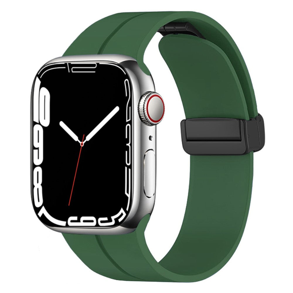 Rigtigt kønt Universal Apple Silikone Rem - Grøn#serie_13