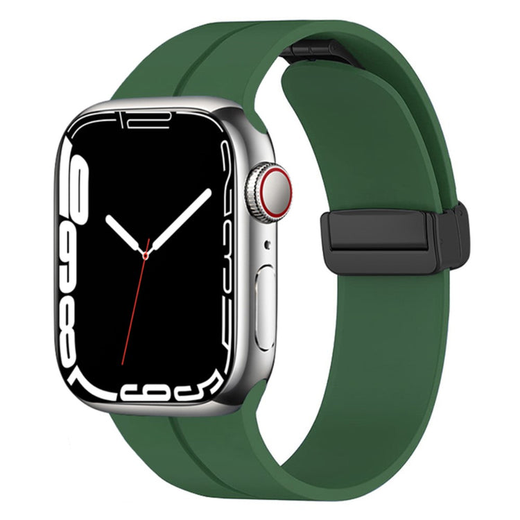Rigtigt kønt Universal Apple Silikone Rem - Grøn#serie_13