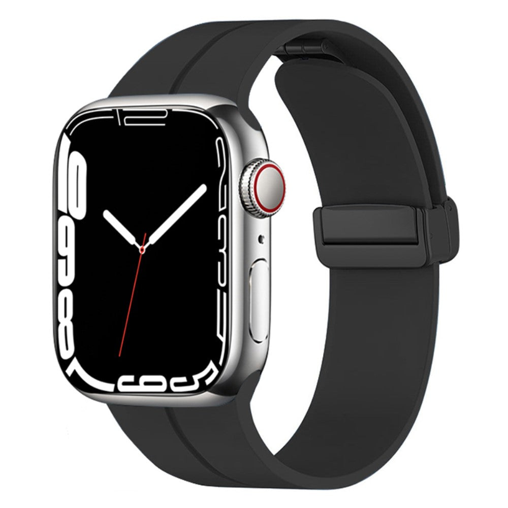 Rigtigt kønt Universal Apple Silikone Rem - Sort#serie_2