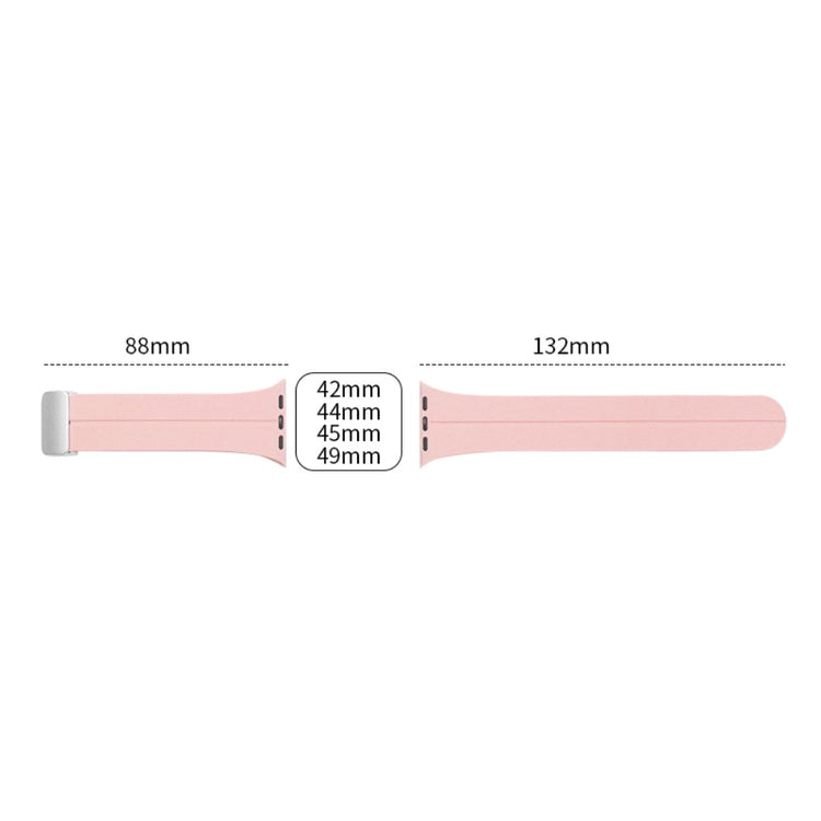 Rigtigt kønt Universal Apple Silikone Rem - Sort#serie_2