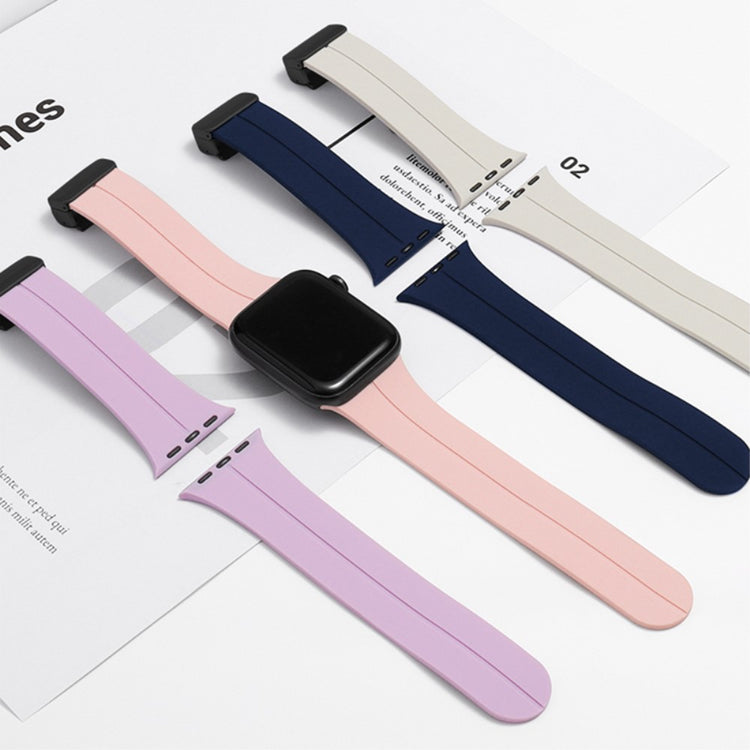 Rigtigt kønt Universal Apple Silikone Rem - Hvid#serie_3