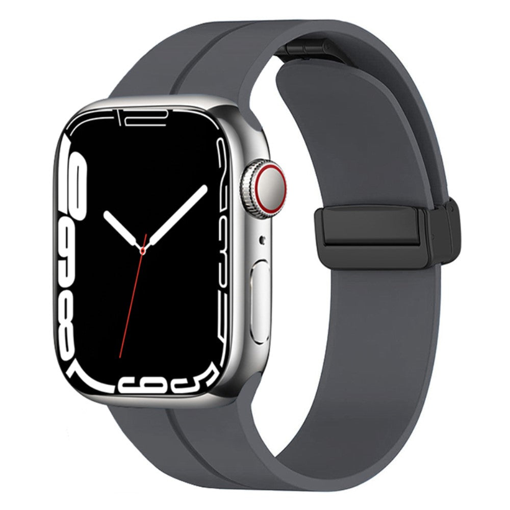 Rigtigt kønt Universal Apple Silikone Rem - Sølv#serie_8