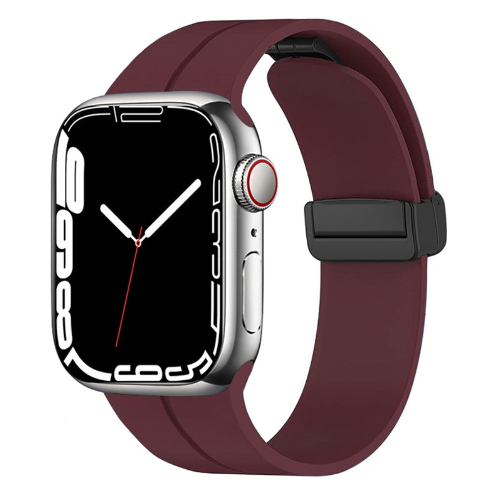 Rigtigt kønt Universal Apple Silikone Rem - Rød#serie_9
