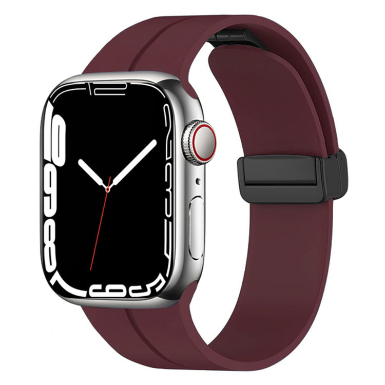 Rigtigt kønt Universal Apple Silikone Rem - Rød#serie_9