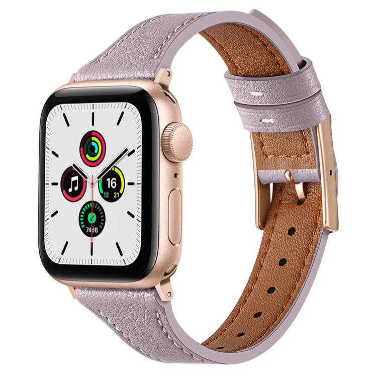 Vildt smuk Universal Apple Ægte læder Rem - Lilla#serie_1
