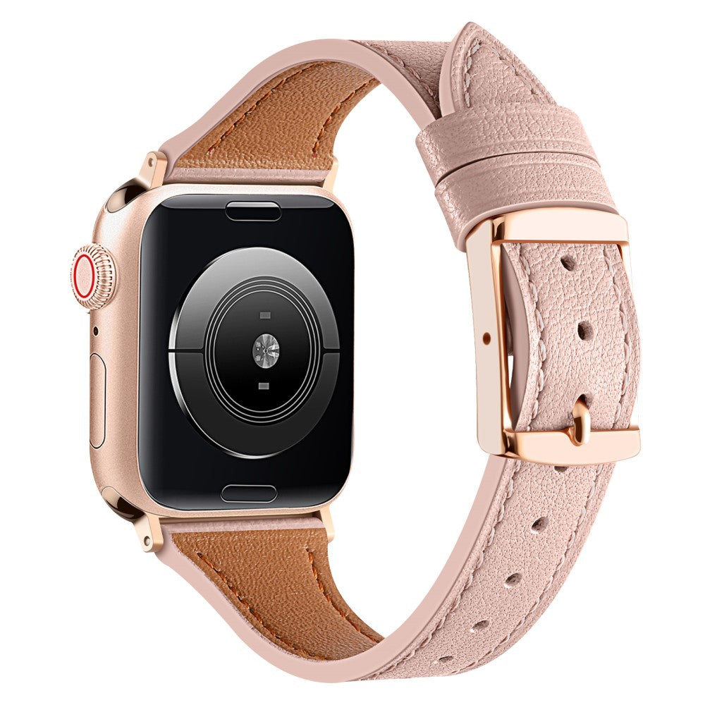 Vildt smuk Universal Apple Ægte læder Rem - Pink#serie_6