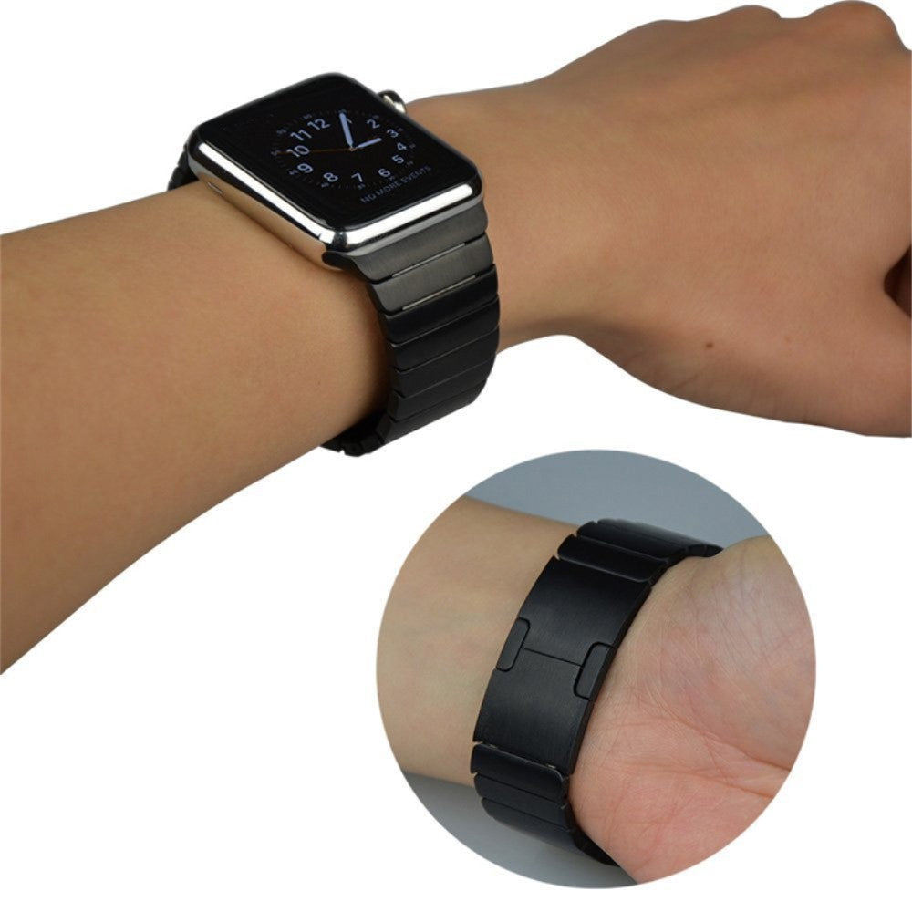 Kønt Metal Universal Rem passer til Apple Smartwatch - Sølv#serie_4