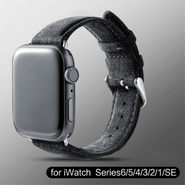 Rigtigt Cool Kunstlæder Universal Rem passer til Apple Smartwatch - Sølv#serie_1