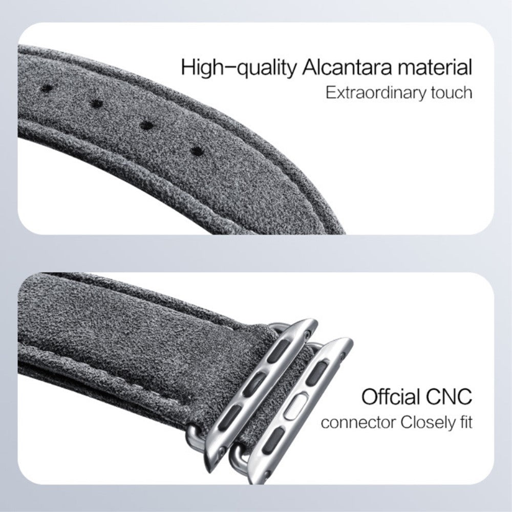 Rigtigt Cool Kunstlæder Universal Rem passer til Apple Smartwatch - Blå#serie_2
