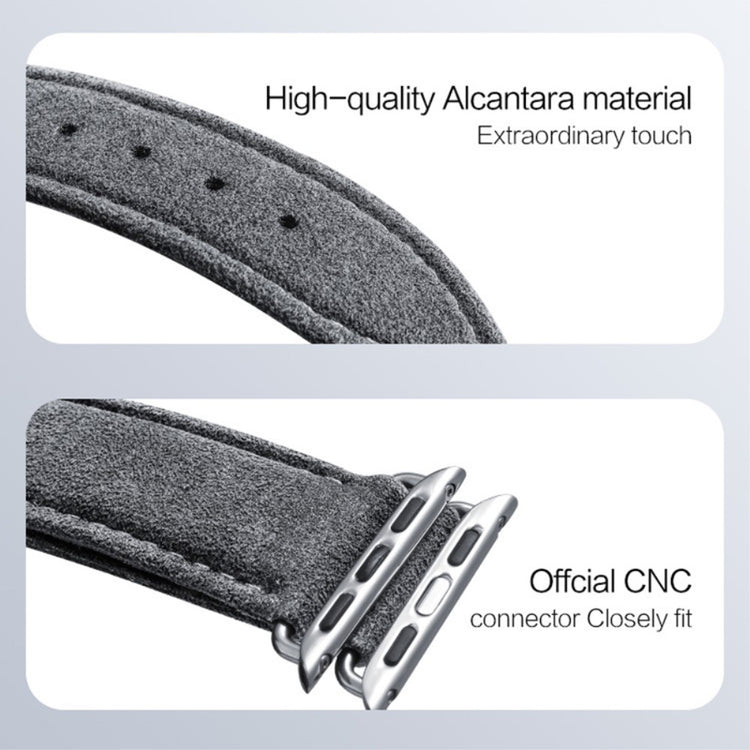 Rigtigt Cool Kunstlæder Universal Rem passer til Apple Smartwatch - Blå#serie_2