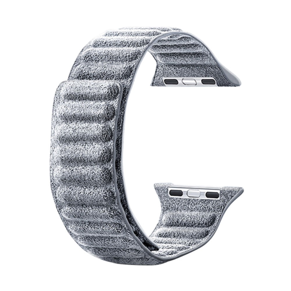 Rigtigt Elegant Kunstlæder Universal Rem passer til Apple Smartwatch - Sølv#serie_1