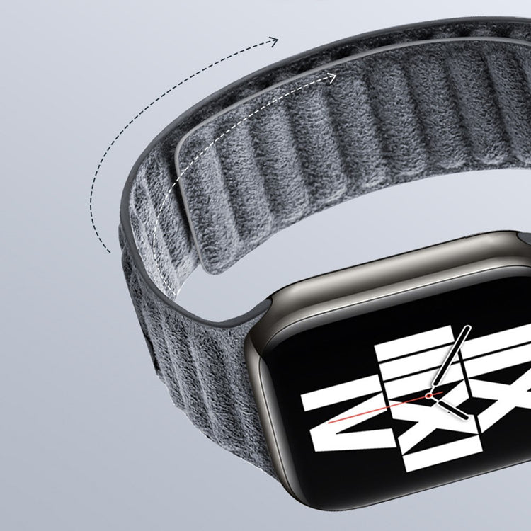 Rigtigt Elegant Kunstlæder Universal Rem passer til Apple Smartwatch - Grøn#serie_3