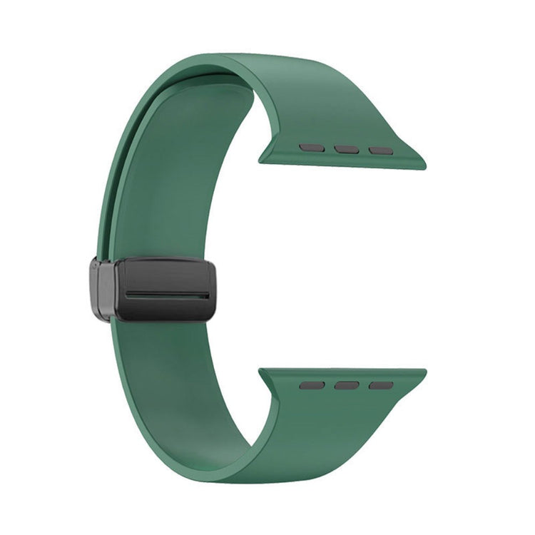 Klassisk Silikone Universal Rem passer til Apple Smartwatch - Grøn#serie_10
