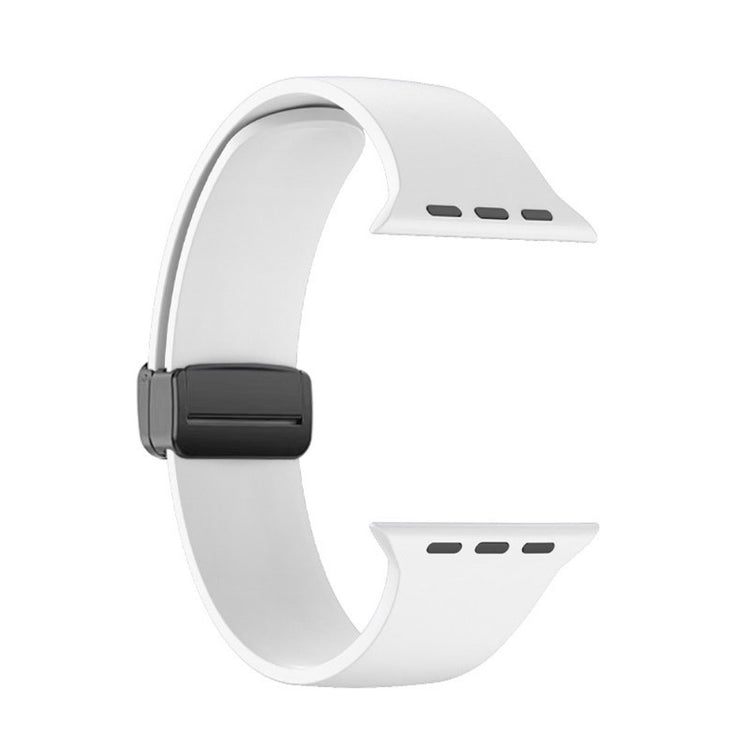 Klassisk Silikone Universal Rem passer til Apple Smartwatch - Hvid#serie_2