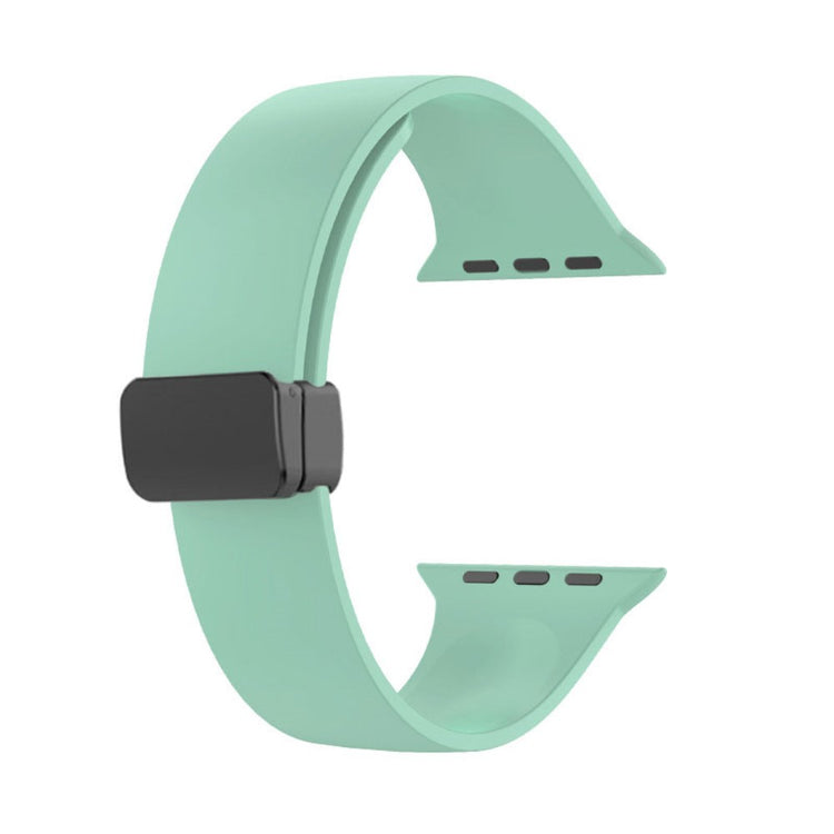 Klassisk Silikone Universal Rem passer til Apple Smartwatch - Grøn#serie_9