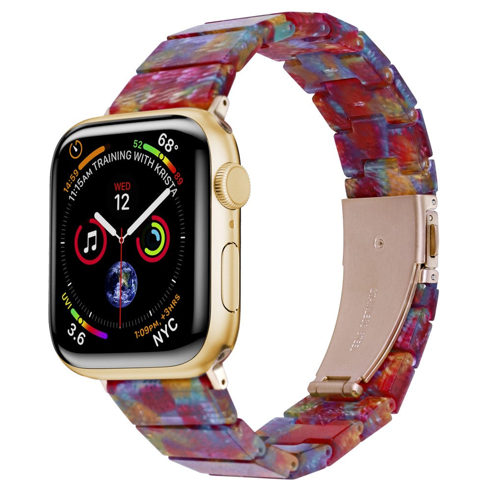 Meget Fed Plastik Universal Rem passer til Apple Smartwatch - Flerfarvet#serie_12