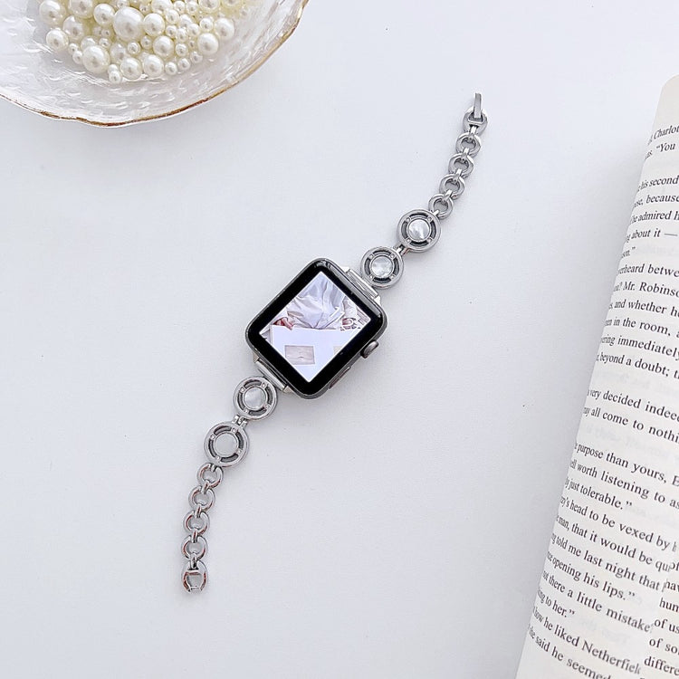 Super Sejt Metal Universal Rem passer til Apple Smartwatch - Sølv#serie_2
