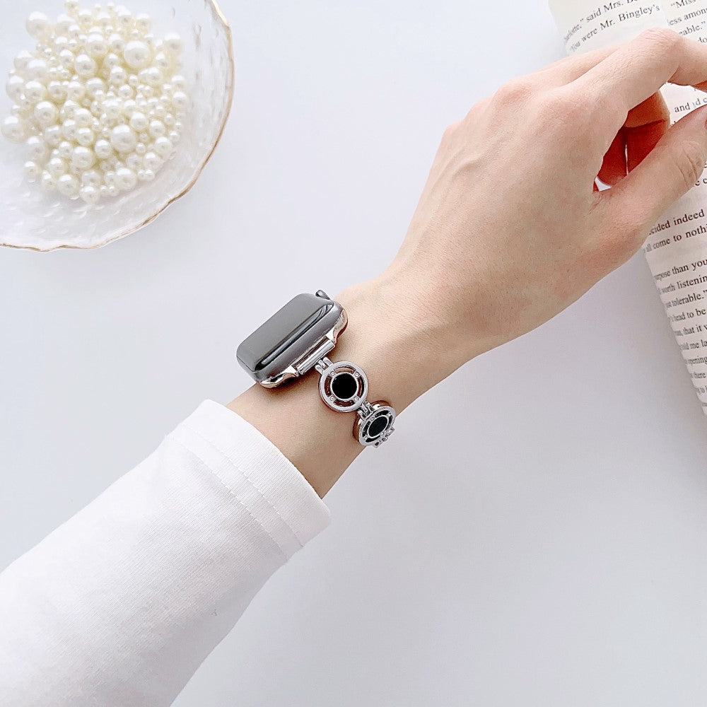 Super Sejt Metal Universal Rem passer til Apple Smartwatch - Sølv#serie_5