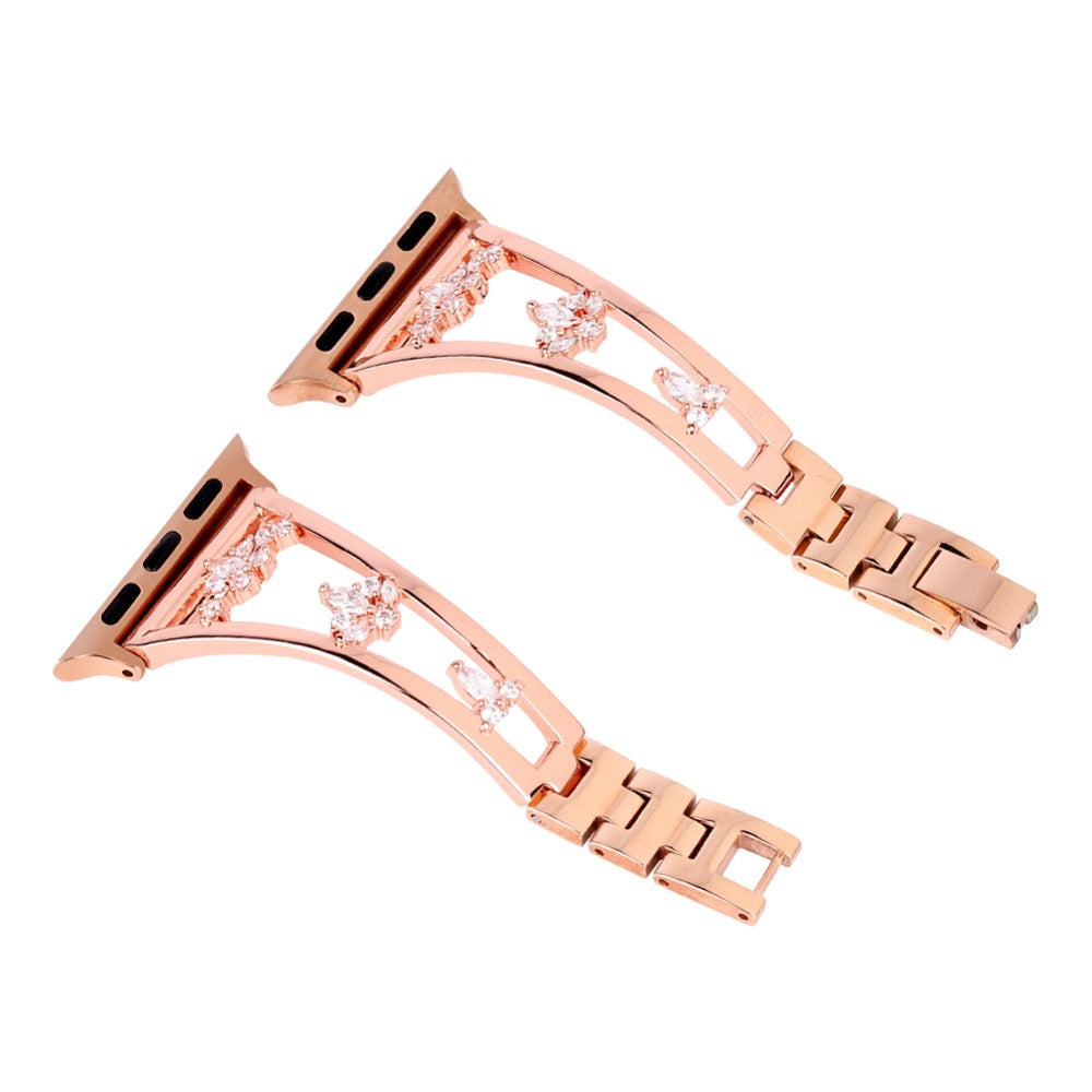 Meget Elegant Metal Universal Rem passer til Apple Smartwatch - Pink#serie_2