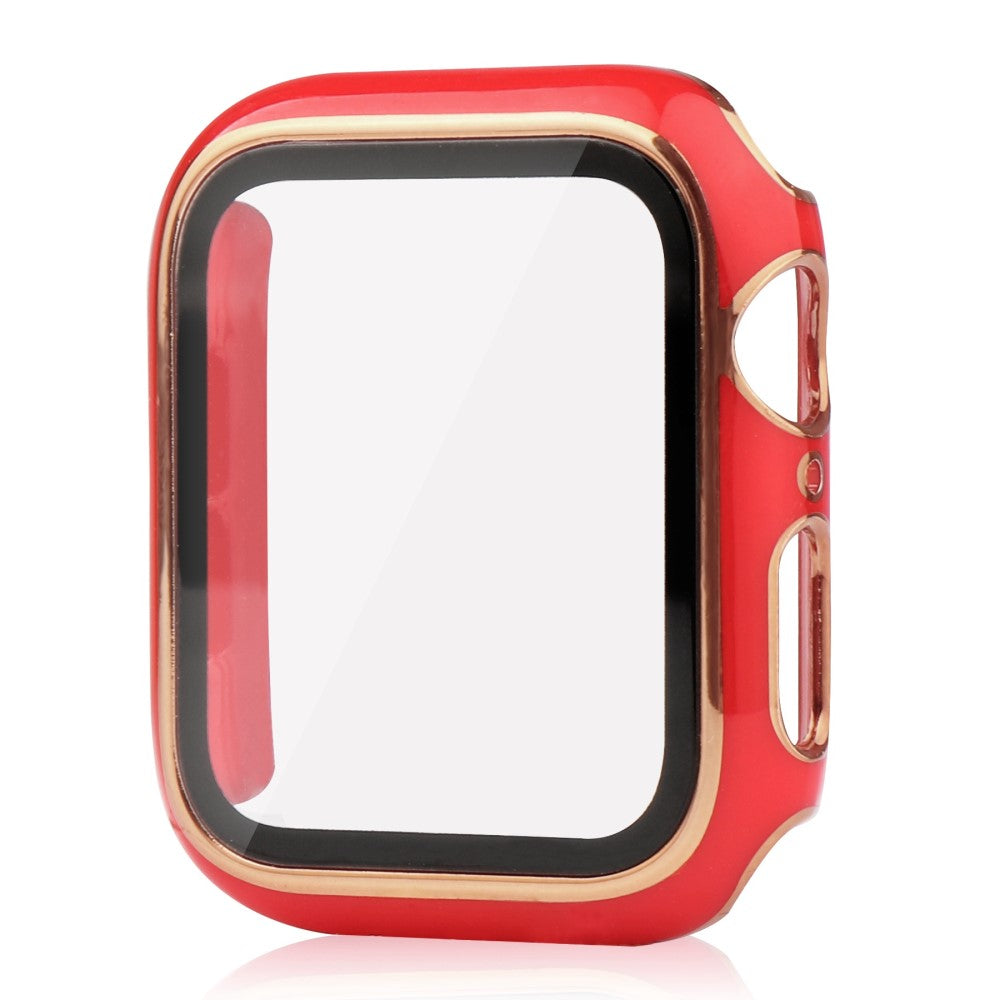 Vildt Flot Universal Apple Cover med Skærmbeskytter i Plastik og Hærdet Glas - Rød#serie_7