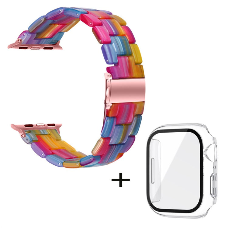 Universal Apple Metal Rem med Cover - Flerfarvet#serie_4