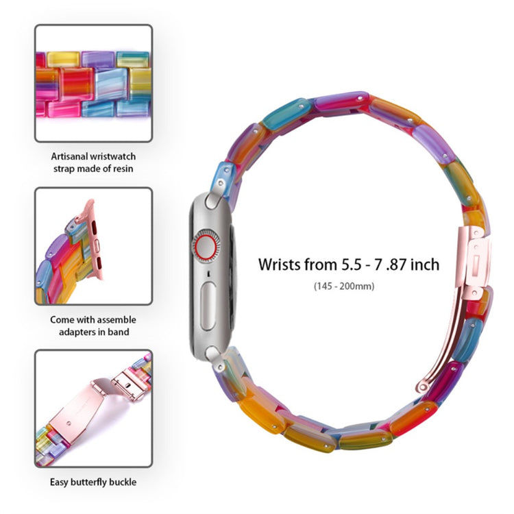Universal Apple Metal Rem med Cover - Flerfarvet#serie_4