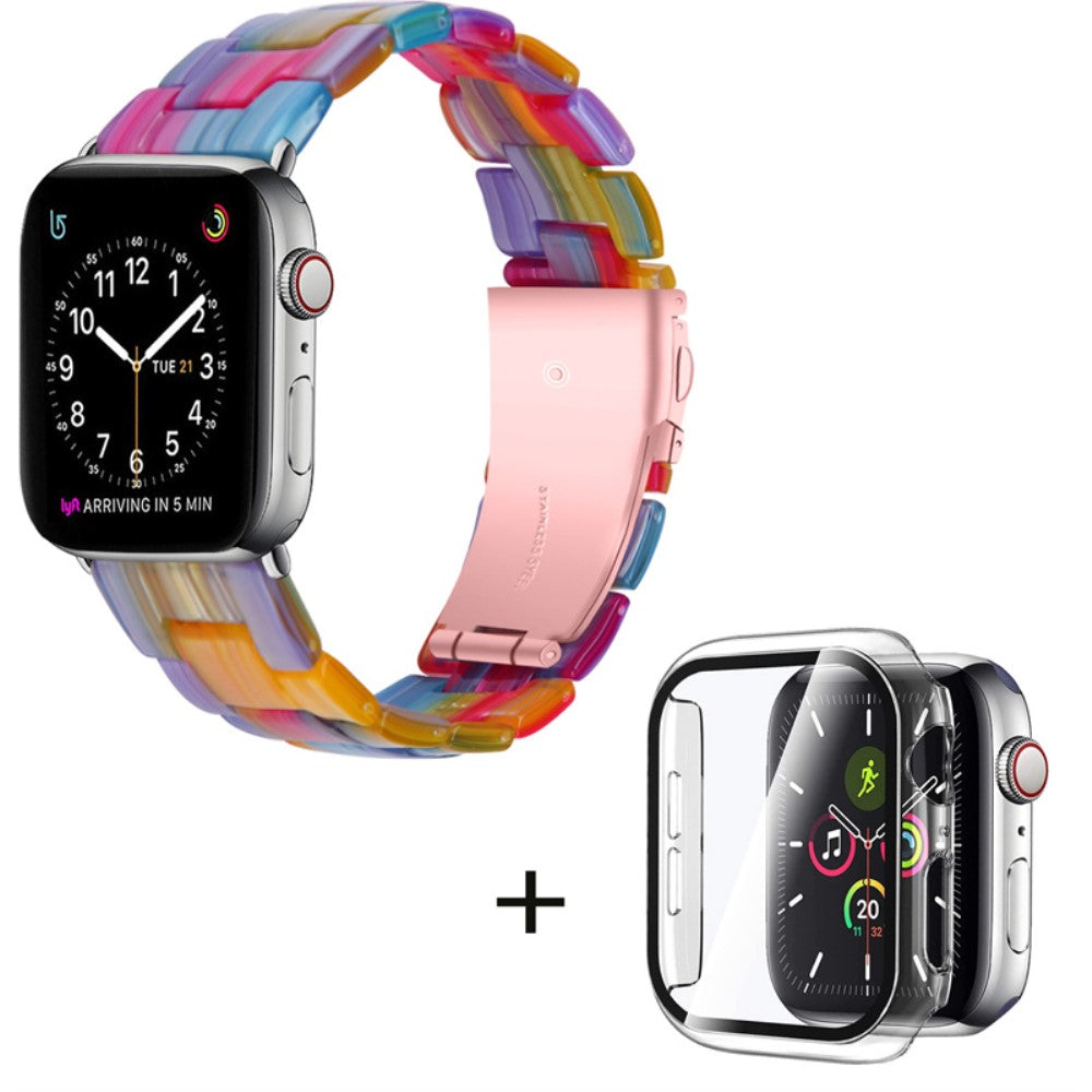 Universal Apple Metal Rem med Cover - Flerfarvet#serie_4