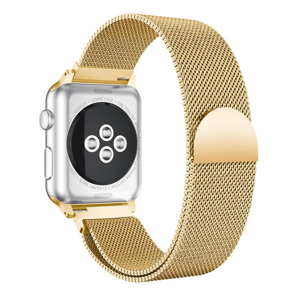 Vildt smuk Apple Watch Series 1-3 42mm Metal Rem - Guld#serie_4