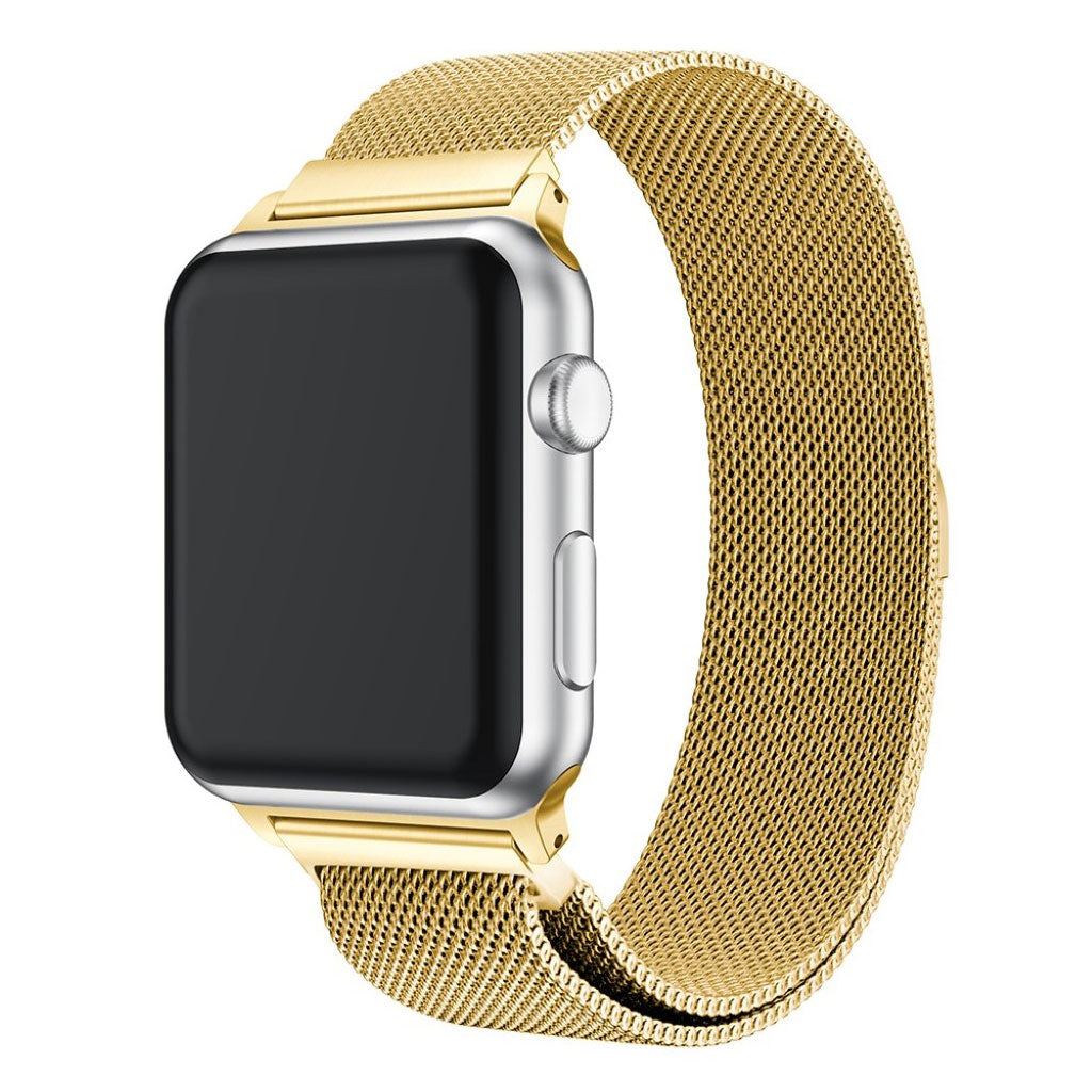 Vildt smuk Apple Watch Series 1-3 42mm Metal Rem - Guld#serie_4