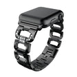 Nice Apple Watch Series 1-3 42mm Metal and Rhinestone Strap