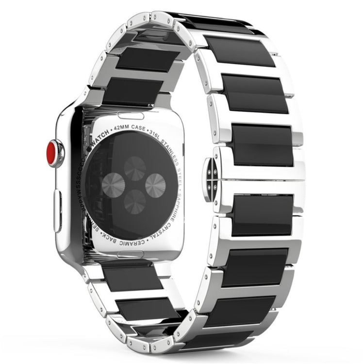 Sejt Apple Watch Series 1-3 42mm Metal Rem - Sort#serie_4