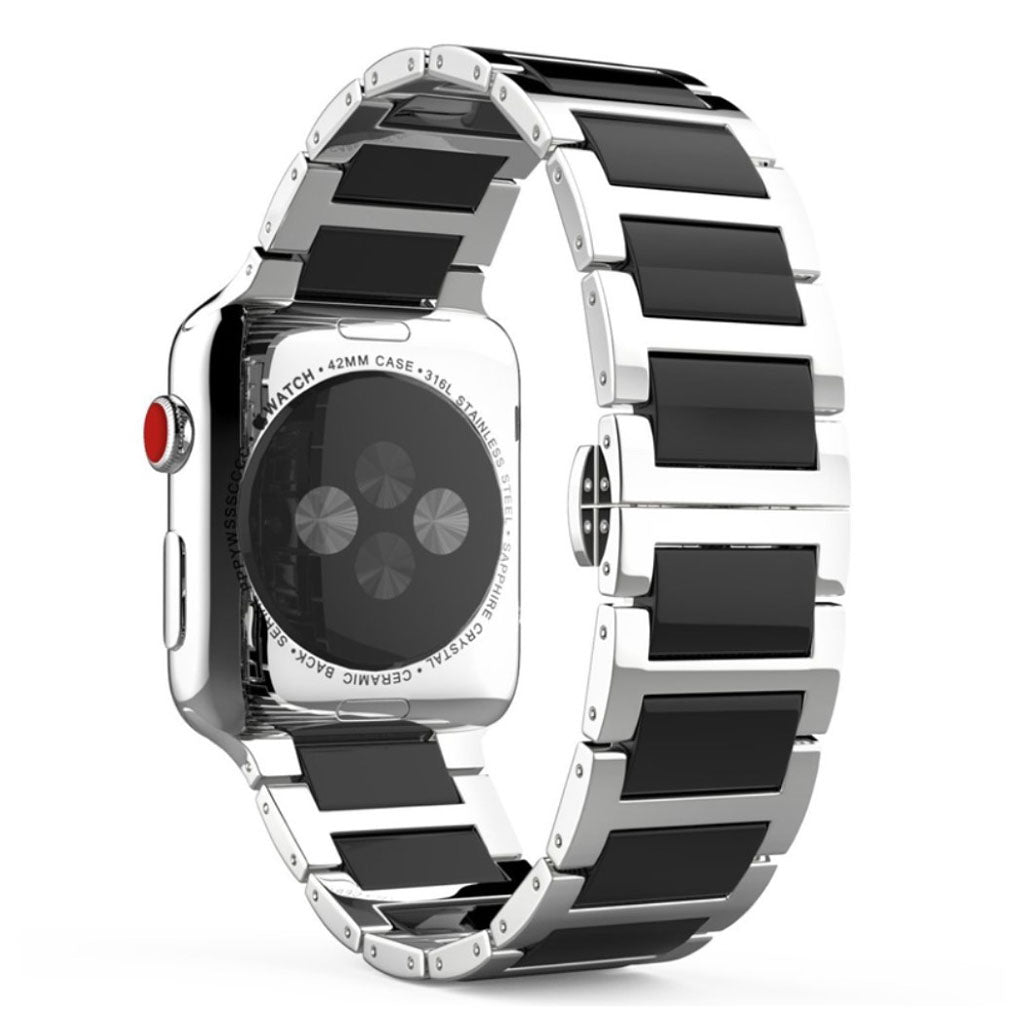 Sejt Apple Watch Series 1-3 42mm Metal Rem - Sort#serie_4