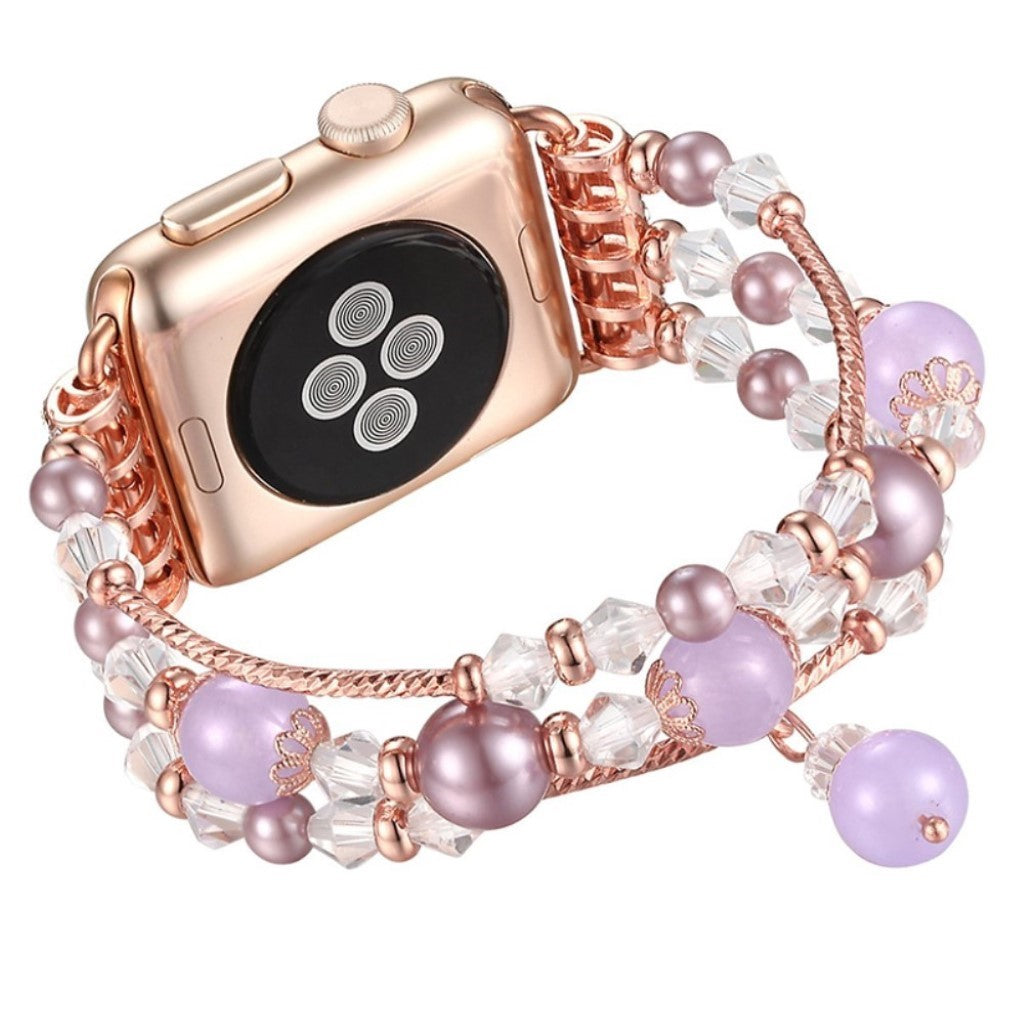 Mega fantastisk Apple Watch Series 1-3 42mm Rhinsten Rem - Flerfarvet#serie_1