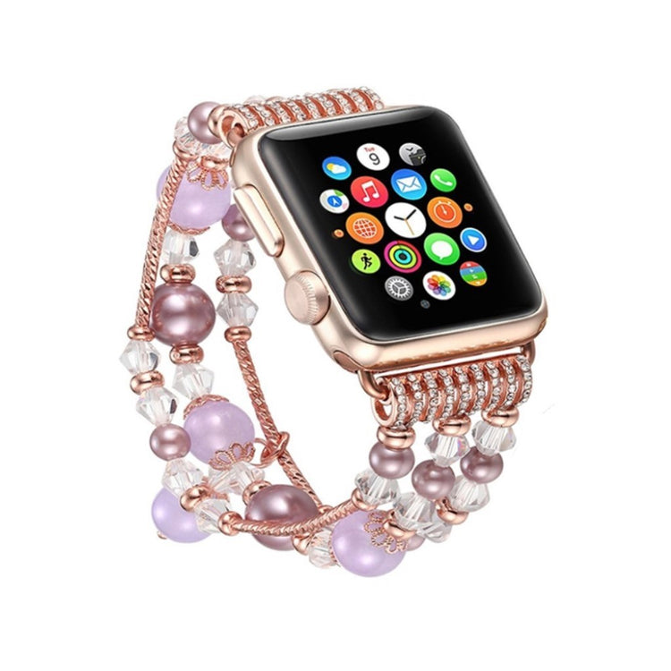 Mega fantastisk Apple Watch Series 1-3 42mm Rhinsten Rem - Flerfarvet#serie_1